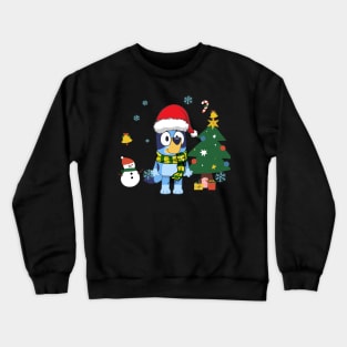 Blueys Brother And Family Merry Christmas Crewneck Sweatshirt